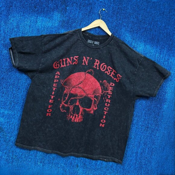 Guns N Roses Appetite for Destruction Oversize Band Tee L/XL - Picture 3 of 4